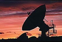 sunset satellite image here
